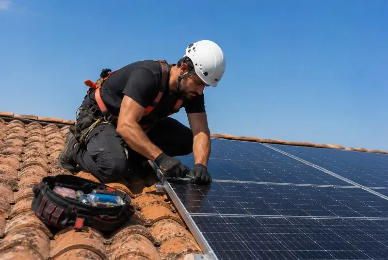Maintenance et monitoring de panneaux solaires à Enveitg